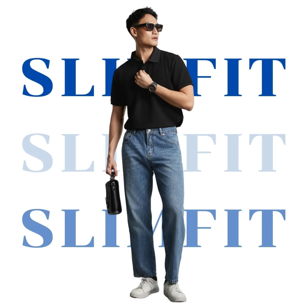 Ảnh Áo Thun Cổ Polo AKUBA Form Slimfit Chất Vải Cotton Mềm Mịn Thoáng Khí Thoáng Mát | 01HE1055 4