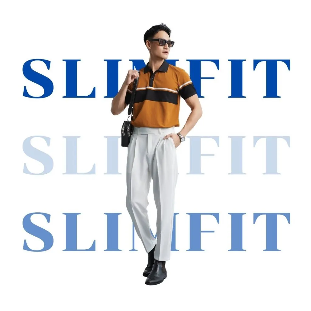 Ảnh Áo Thun Cổ Polo AKUBA form Slimfit vải cotton cá sấu cao cấp thoáng mát kiểu dáng hiện đại | 01J0761 3