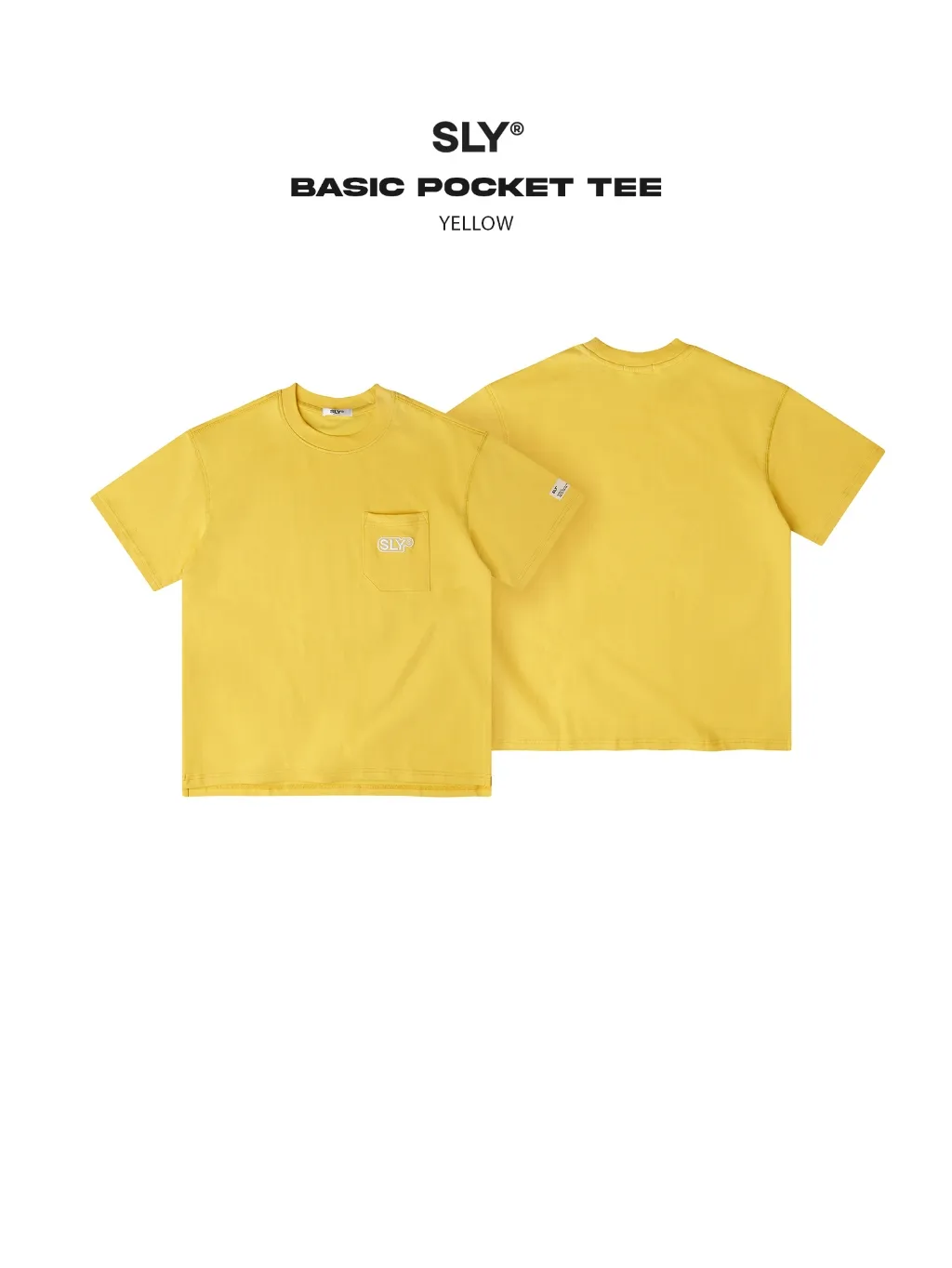 Ảnh Áo thun cổ tròn SLY Basic Pocket Tee 3 màu 2