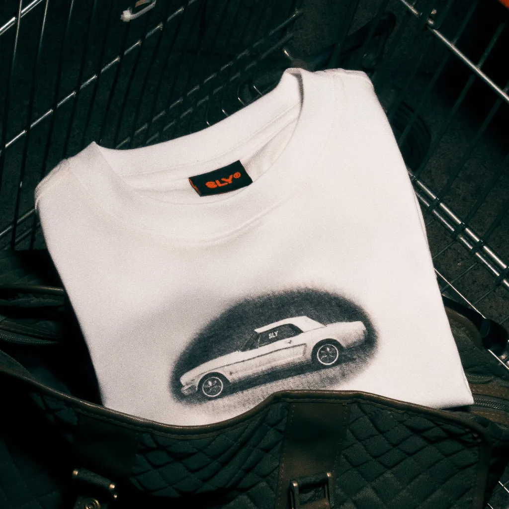 Ảnh Áo thun cổ tròn SLY Classic Car Trắng | Đen 4