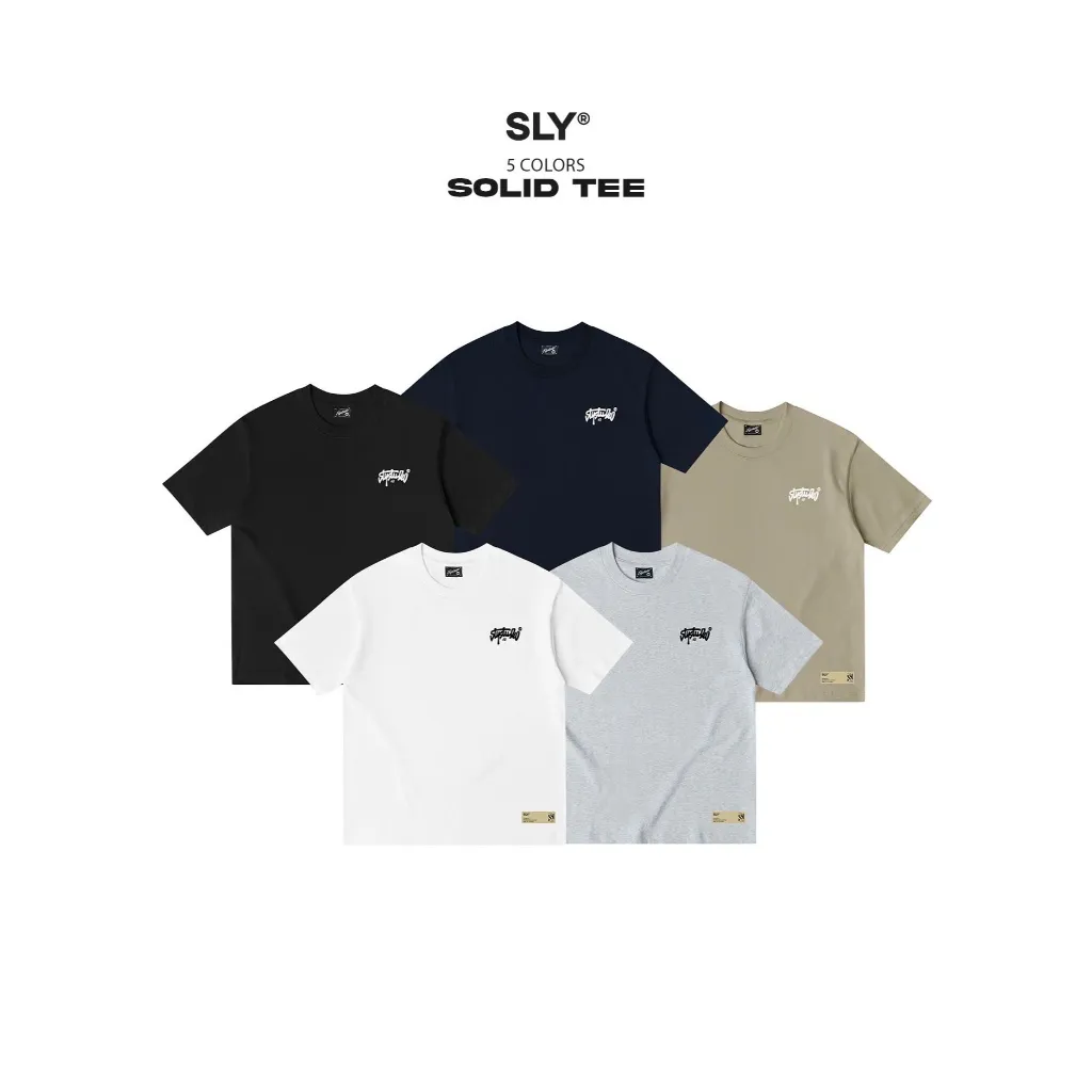Ảnh Áo thun cổ tròn SLY Solid 5 màu 1