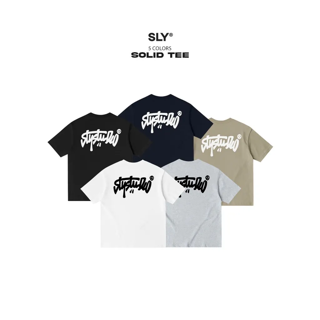 Ảnh Áo thun cổ tròn SLY Solid 5 màu 2