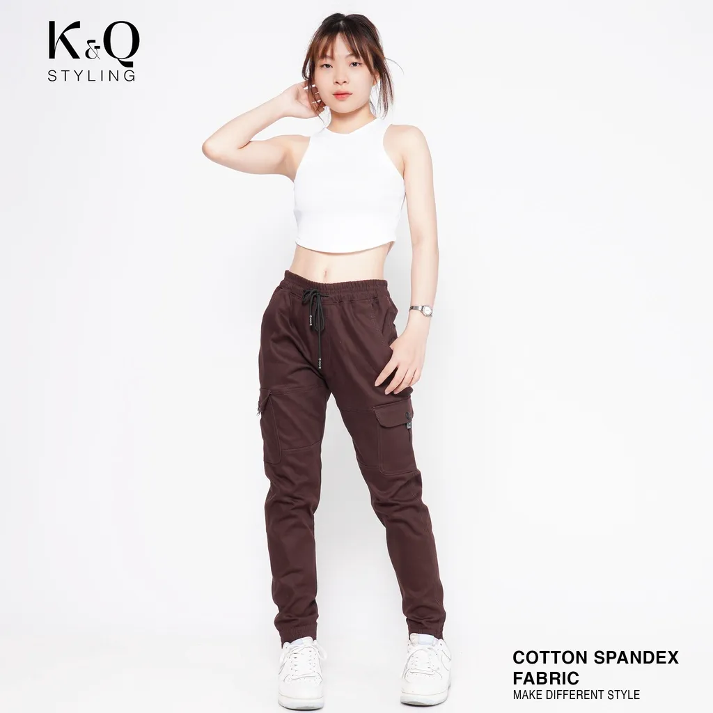 Ảnh Áo thun croptop ba lỗ lai bầu KQSTYLING cotton 100% ôm body Freesize 3