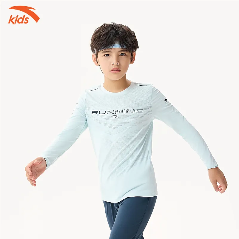 Ảnh Áo thun dài tay bé trai Running Anta Kids W352335433 2