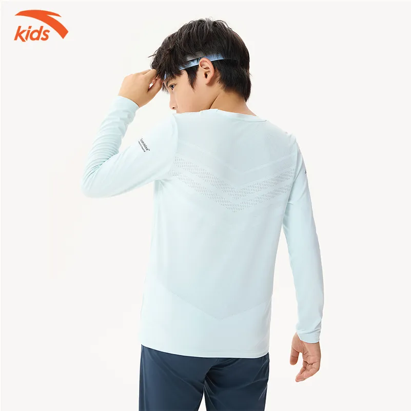 Ảnh Áo thun dài tay bé trai Running Anta Kids W352335433 3