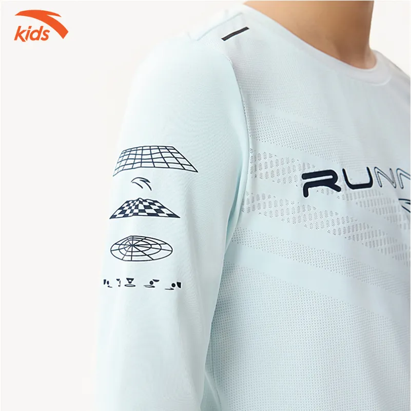 Ảnh Áo thun dài tay bé trai Running Anta Kids W352335433 4