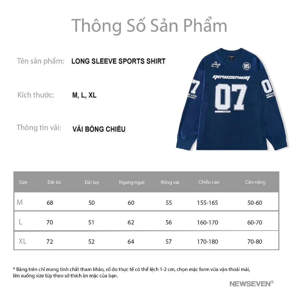 Ảnh Áo thun dài tay NEWSEVEN Long Sleeve Sports Shirt ADT.369 2