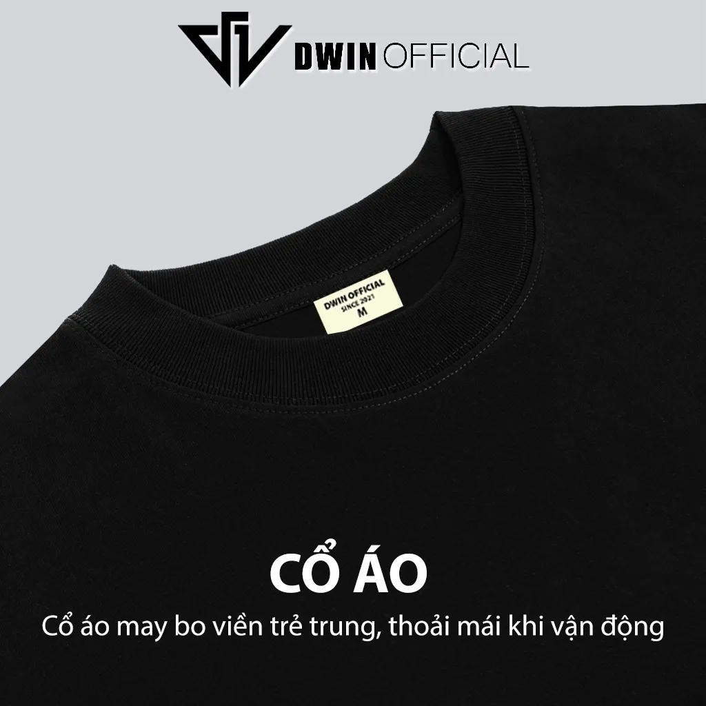 Ảnh Áo thun Dwin Serenity local brand basic tee phông trơn unisex cotton form rộng 1