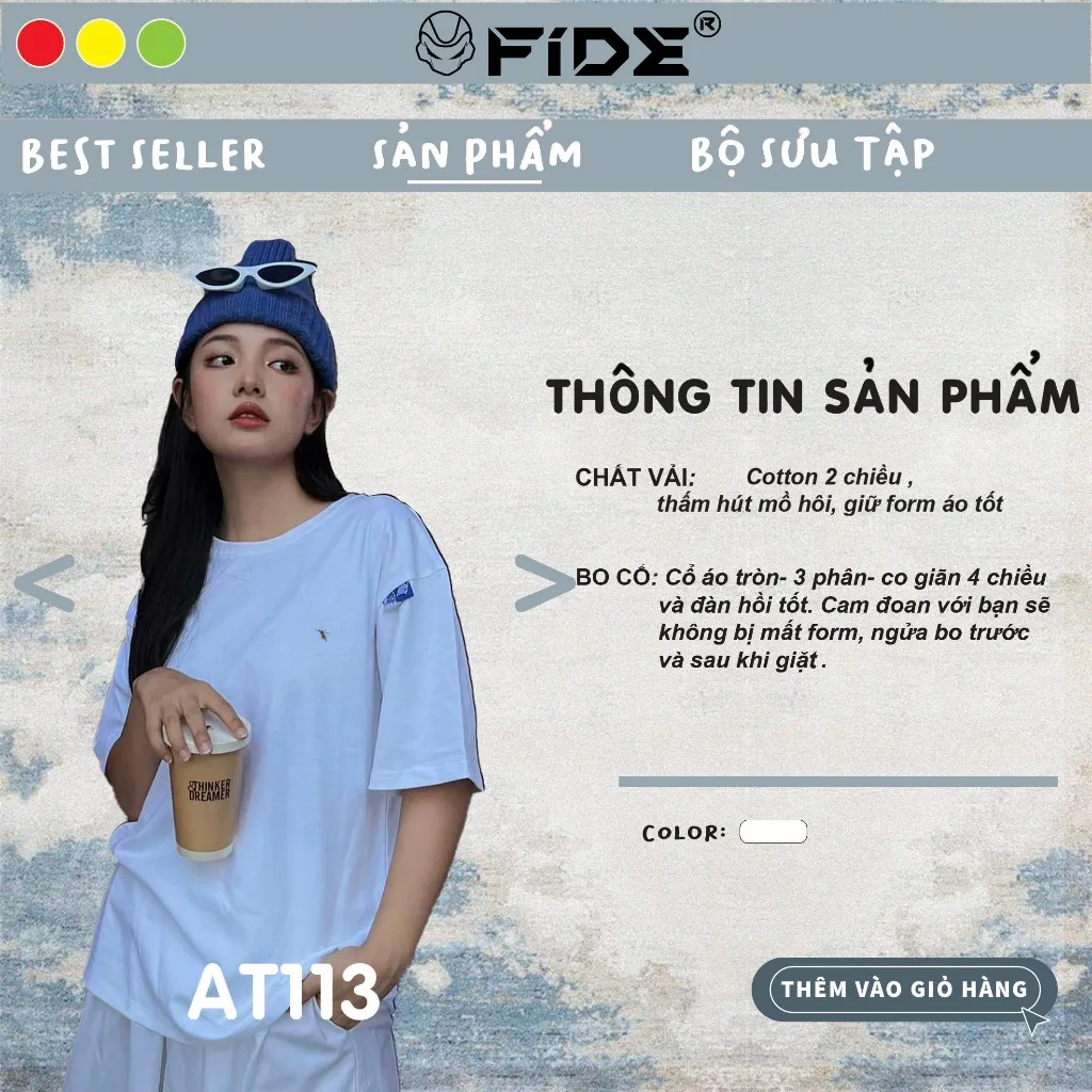 Ảnh Áo thun FIDE Con Muỗi hottrend phông unisex form rộng local brand nam nữ cổ tròn oversize - AT113 3