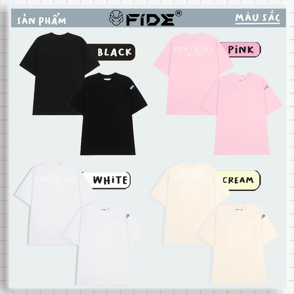 Ảnh Áo thun FIDE phông unisex form rộng local brand nam nữ cổ tròn oversize - AT115 2