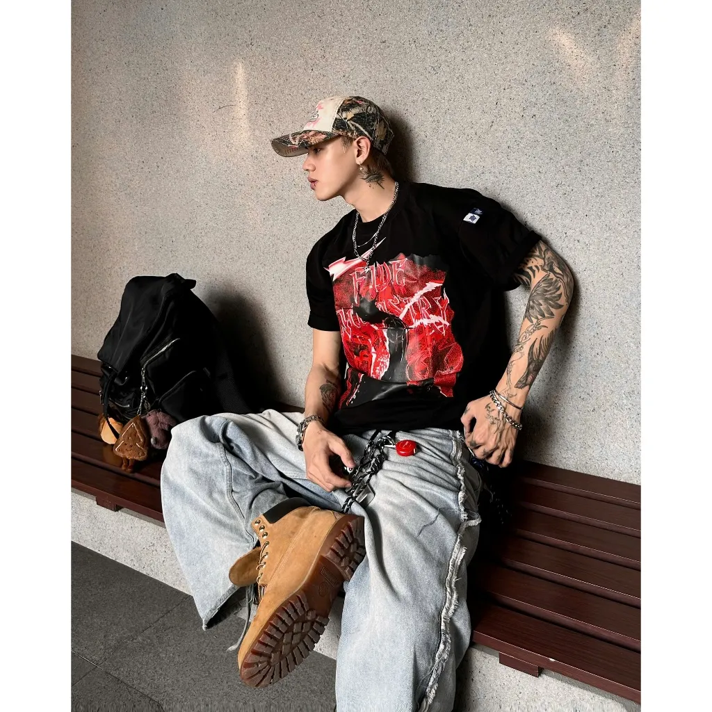 Ảnh Áo thun FIDE phông unisex form rộng local brand nam nữ cổ tròn oversize - AT157 3