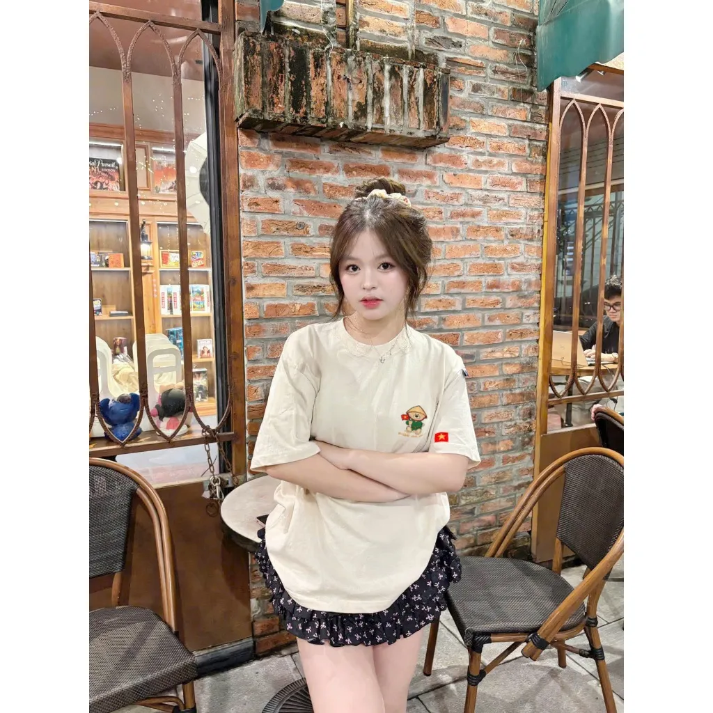 Ảnh Áo thun FIDE Việt Nam phông unisex form rộng local brand nam nữ cổ tròn oversize - AT168 3