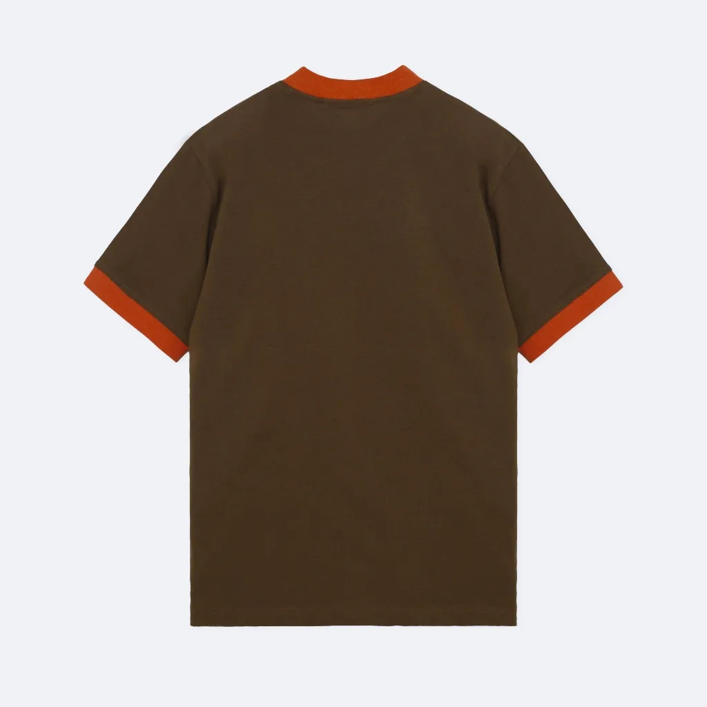 Ảnh Áo thun form REGULAR R1210 BD201 chất cotton hoạ tiết phối cổ thiết kế B icon cao cấp trẻ trung thanh lịch BEN& TOD 4