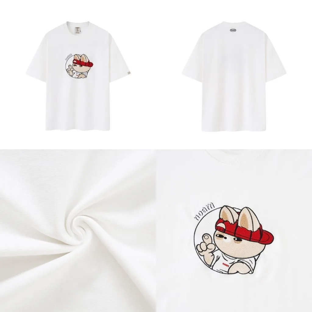 Ảnh Áo thun Form rộng NOAM Are You Nafox 100% Cotton 280GSM - Màu Trắng/ Đen/ Tím/ Xanh 1