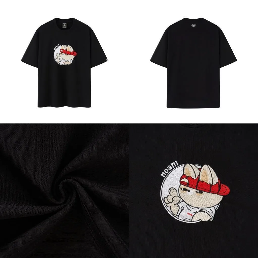 Ảnh Áo thun Form rộng NOAM Are You Nafox 100% Cotton 280GSM - Màu Trắng/ Đen/ Tím/ Xanh 4