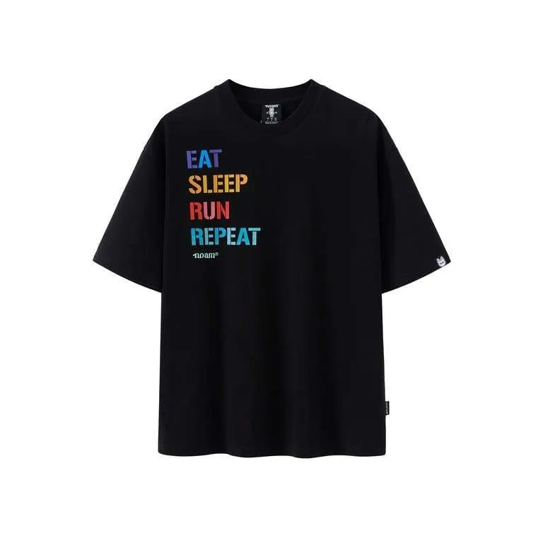 Ảnh Áo thun Form rộng NOAM ESRR Unisex 100% Cotton - Màu đen/trắng 4