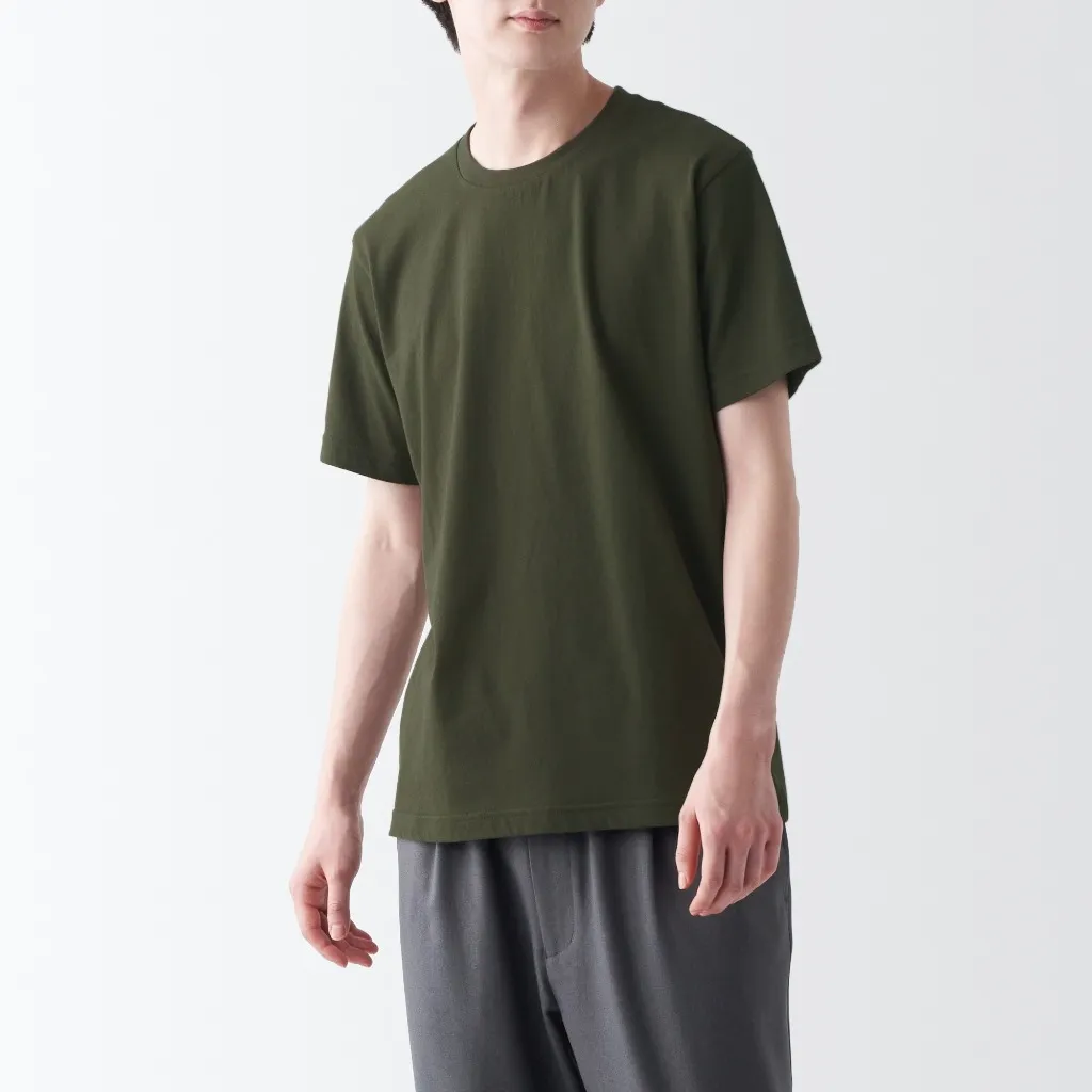 Ảnh Áo Thun Jersey Cổ Tròn Tay Ngắn MUJI 4
