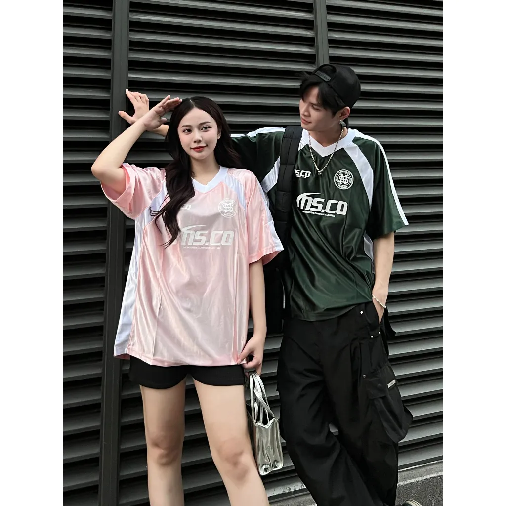 Ảnh Áo Thun Jersey Cổ V NEWSEVEN V-Neck Racing T-Shirt AT.380 3