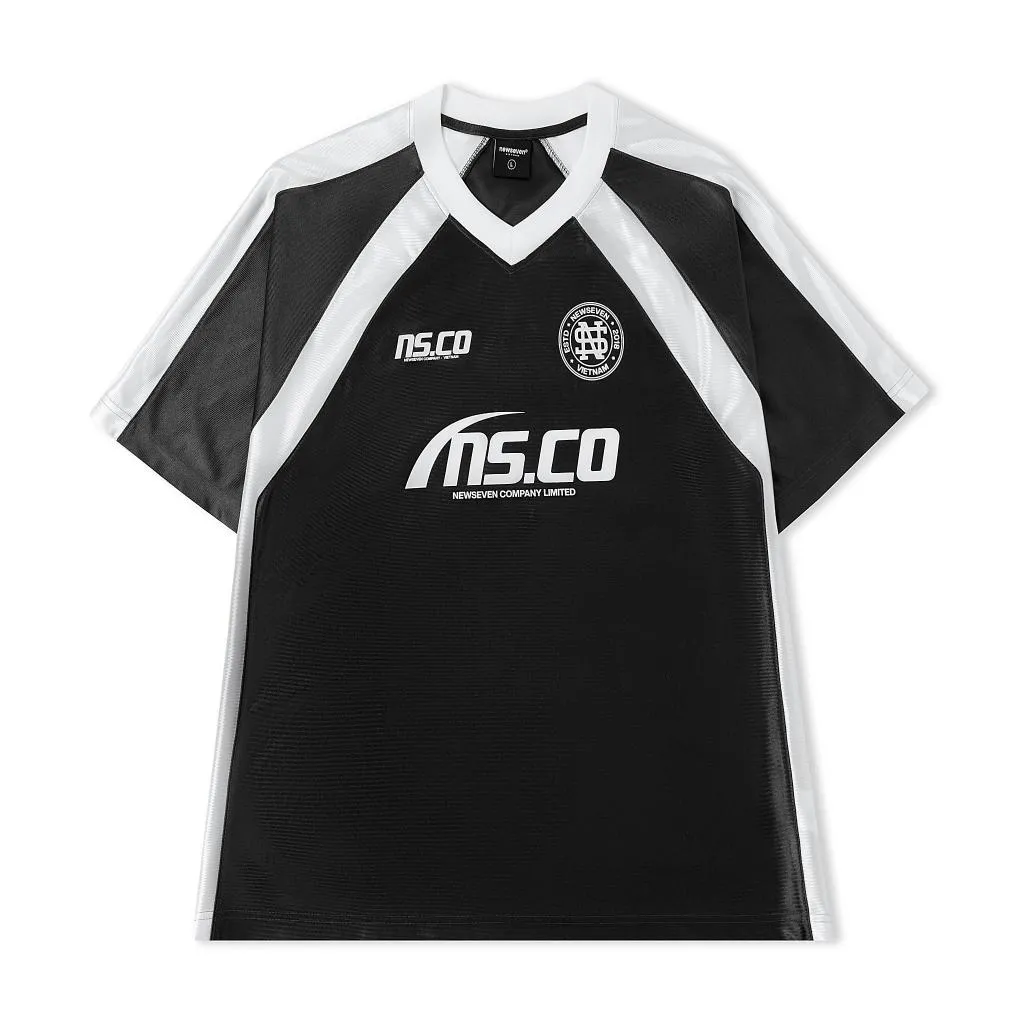 Ảnh Áo Thun Jersey Cổ V NEWSEVEN V-Neck Racing T-Shirt AT.380 4
