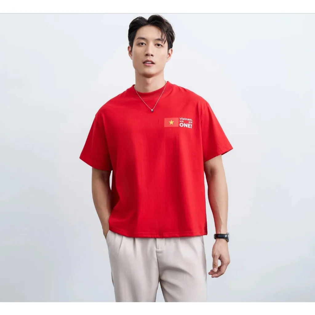 Ảnh Áo Thun Nam 54 Dân Tộc Form Boxy OB1210 BE578 chất liệu cotton thoáng mát nhanh khô chuẩn form cao cấp Ben & Tod 1