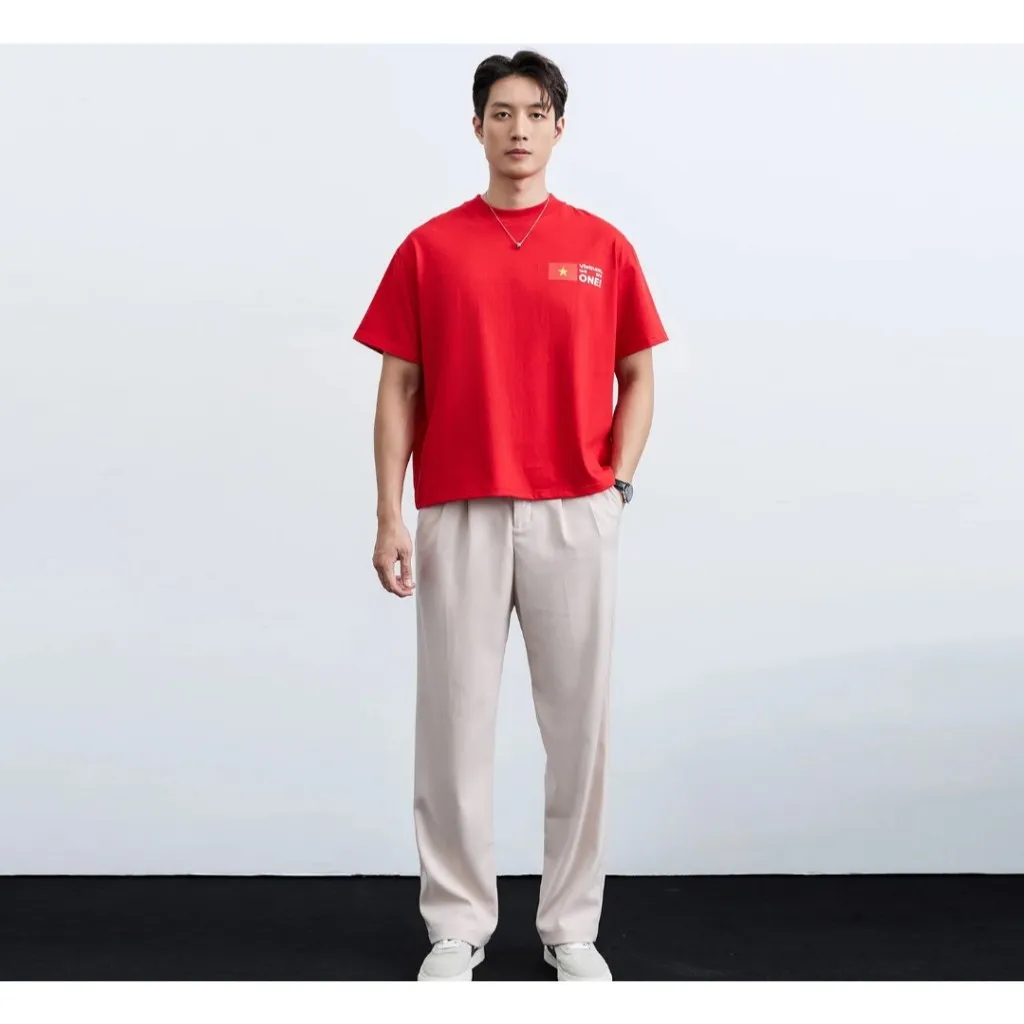 Ảnh Áo Thun Nam 54 Dân Tộc Form Boxy OB1210 BE578 chất liệu cotton thoáng mát nhanh khô chuẩn form cao cấp Ben & Tod 2