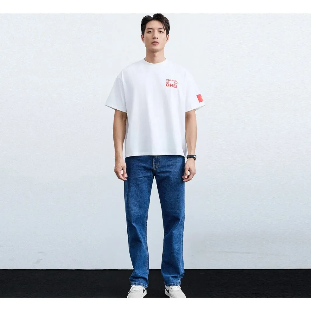 Ảnh Áo Thun Nam 63 Tỉnh Thành Form Boxy OB1210 BE580 chất liệu cotton thoáng mát nhanh khô chuẩn form cao cấp Ben & Tod 2