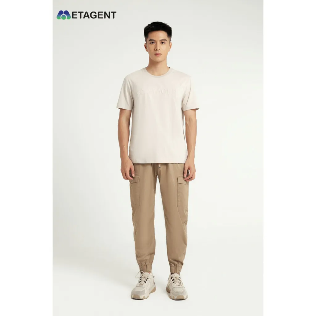 Đánh giá Áo thun nam Metagent MS 57E3589: Dập chữ nổi, Regular Fit, Basic - Mua ngay!