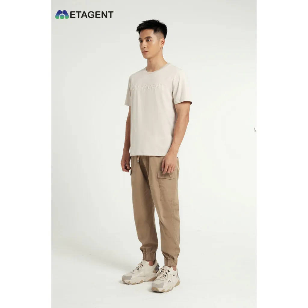 Ảnh Áo thun nam dập chữ nổi dáng Regular Fit Metagent MS 57E3589 2