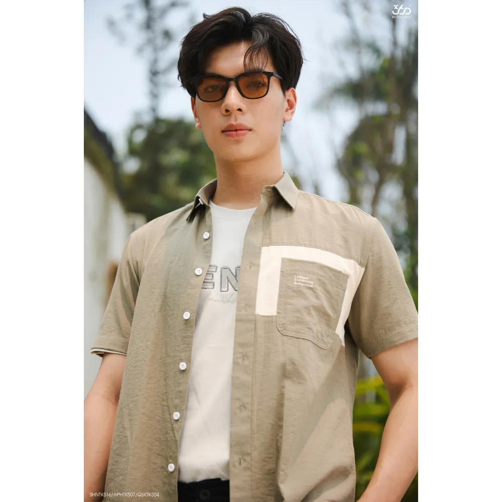 Ảnh Áo thun nam hình in kết hợp thêu viền trẻ trung năng động thương hiệu 360 Boutique chất liệu cao cấp - APHTK507 2