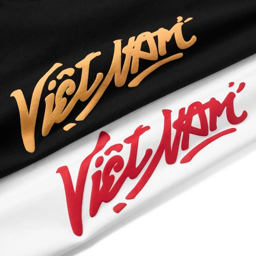 Ảnh Áo Thun Nam Họa Tiết In Xốp Nổi VIỆT NAM Form Regular ATID0616 2