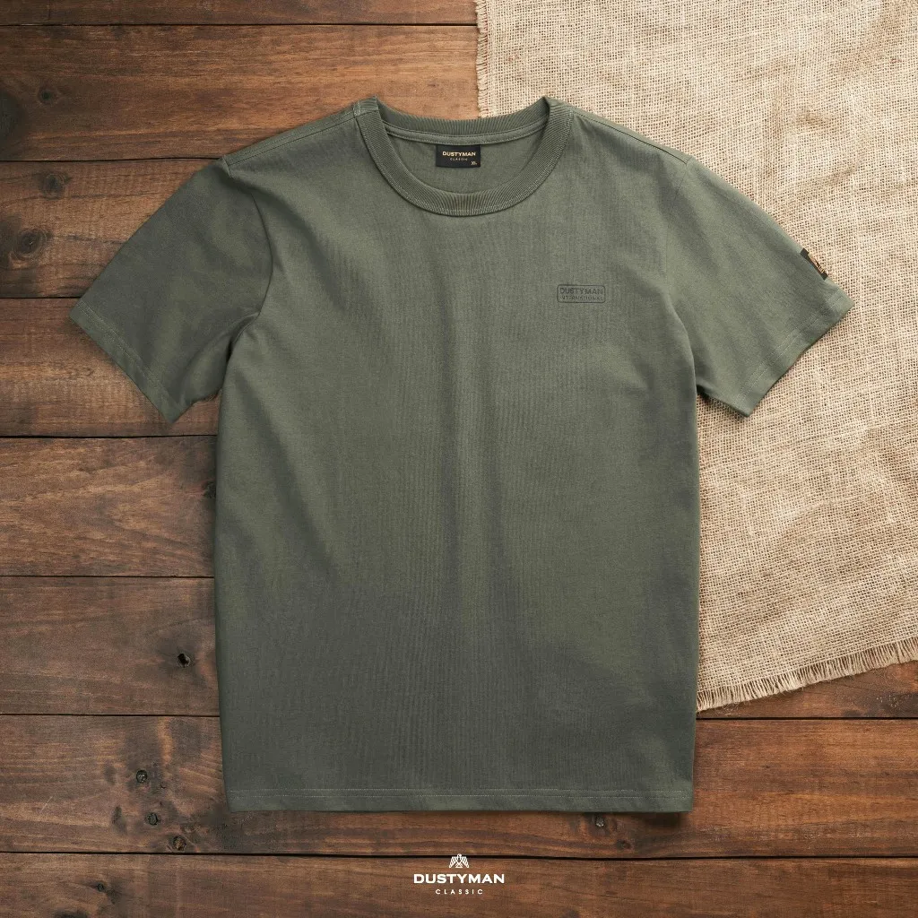 Ảnh Áo Thun Nam In Hình Cổ Điển DUSTYMAN - Vải 100% Cotton - Form Regular Fit - Mine 2