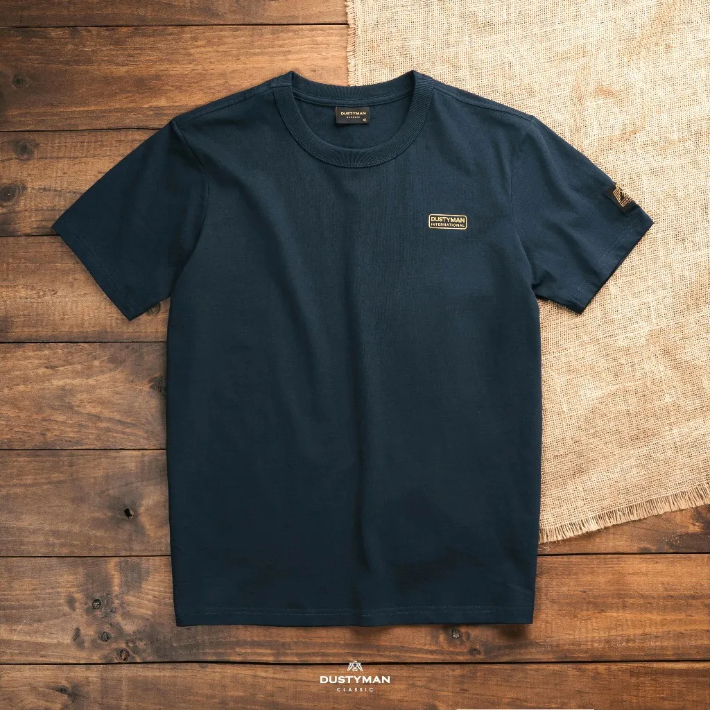 Ảnh Áo Thun Nam In Hình Cổ Điển DUSTYMAN - Vải 100% Cotton - Form Regular Fit - Mine 4