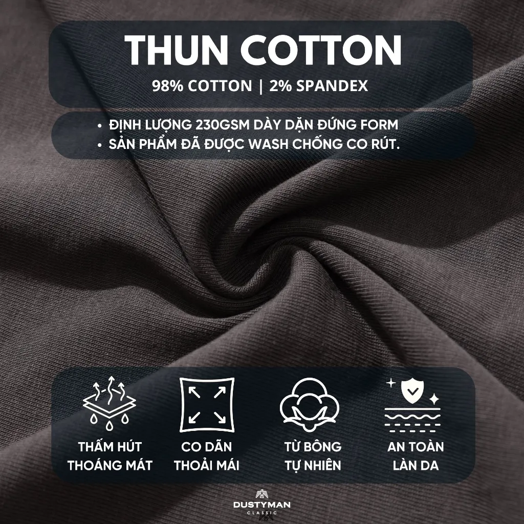 Ảnh Áo Thun Nam Motorcycle Dustyman, Vải 100% Cotton Cao Cấp,Hình In Cổ Điển,Form Regular Fit 4