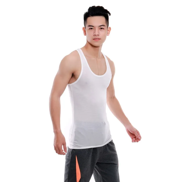 Ảnh Áo Thun Nam Narsis, Sát Nách, Chất Cotton, Siêu Mềm Mịn, Thấm Hút Mồ Hôi, Thoải Mái 4