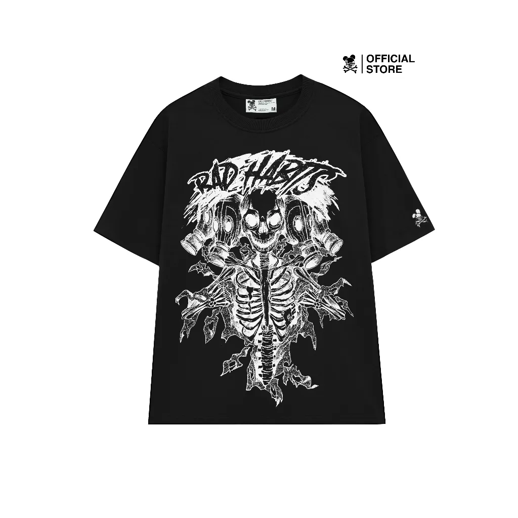 Ảnh Áo Thun Nam Nữ Bad Habits Hydra Bone Tee - Local Brand Chính Hãng 2