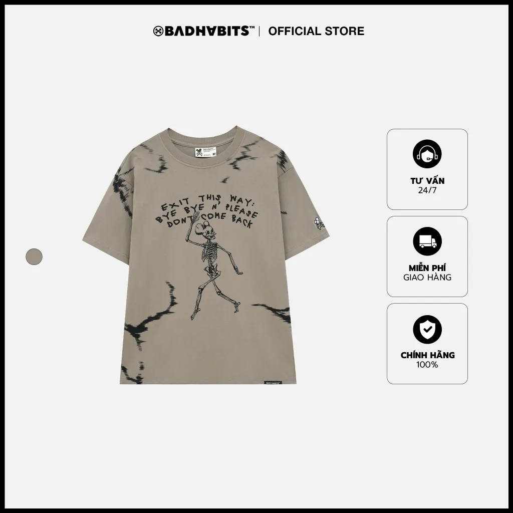 Ảnh Áo Thun Nam Nữ Bad Habits - Bye Bye Tee - Local Brand Chính Hãng 1