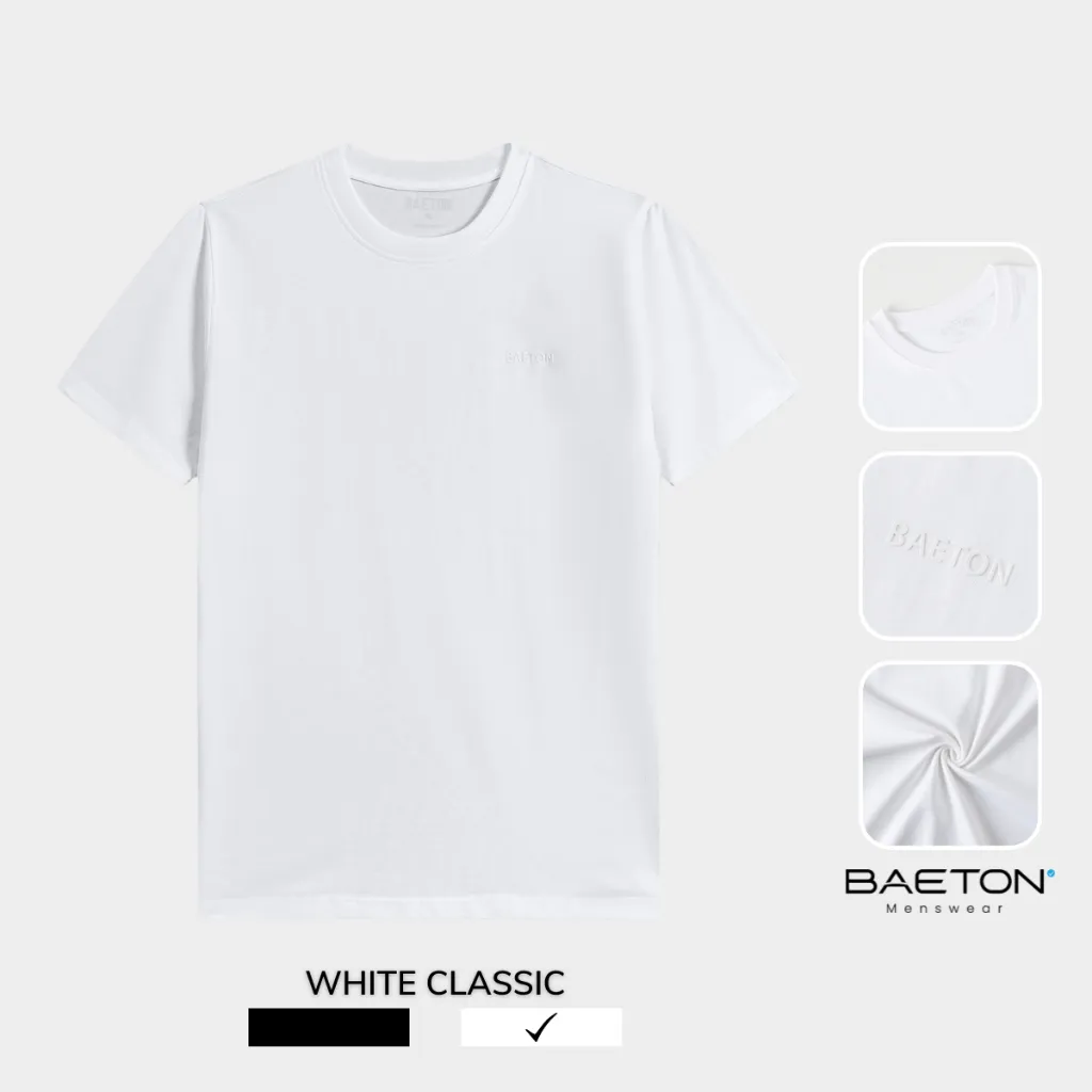 Ảnh Áo thun nam nữ bản Premium chất liệu đặc biệt dày dặn, thoáng mát thương hiệu BAETON - T01 3