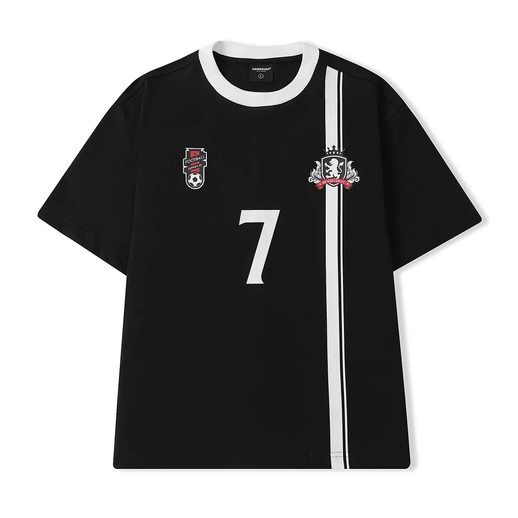 Ảnh Áo Thun Nam Nữ NEWSEVEN Line Football T-Shirt AT.367 3
