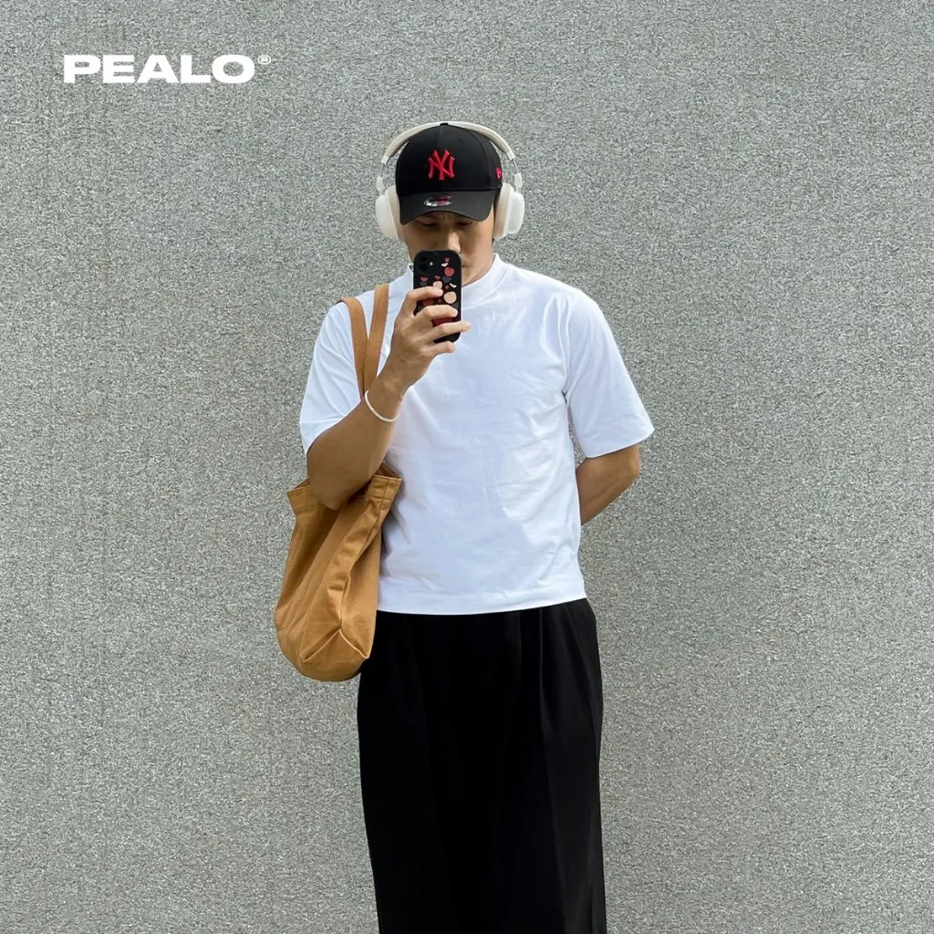 Ảnh Áo thun nam nữ PEALO form Boxy cotton 250gsm 3