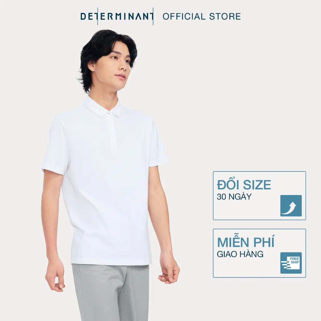 Ảnh Áo thun nam Polo DETERMINANT  Cotton kháng bền màu, thoáng khí - P12 1