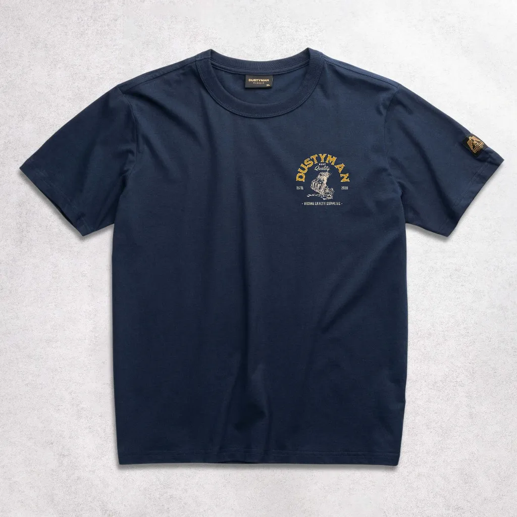 Ảnh Áo Thun Nam Safe Dustyman, Vải 100% Cotton Cao Cấp,Hình In Cổ Điển,Form Regular Fit 4
