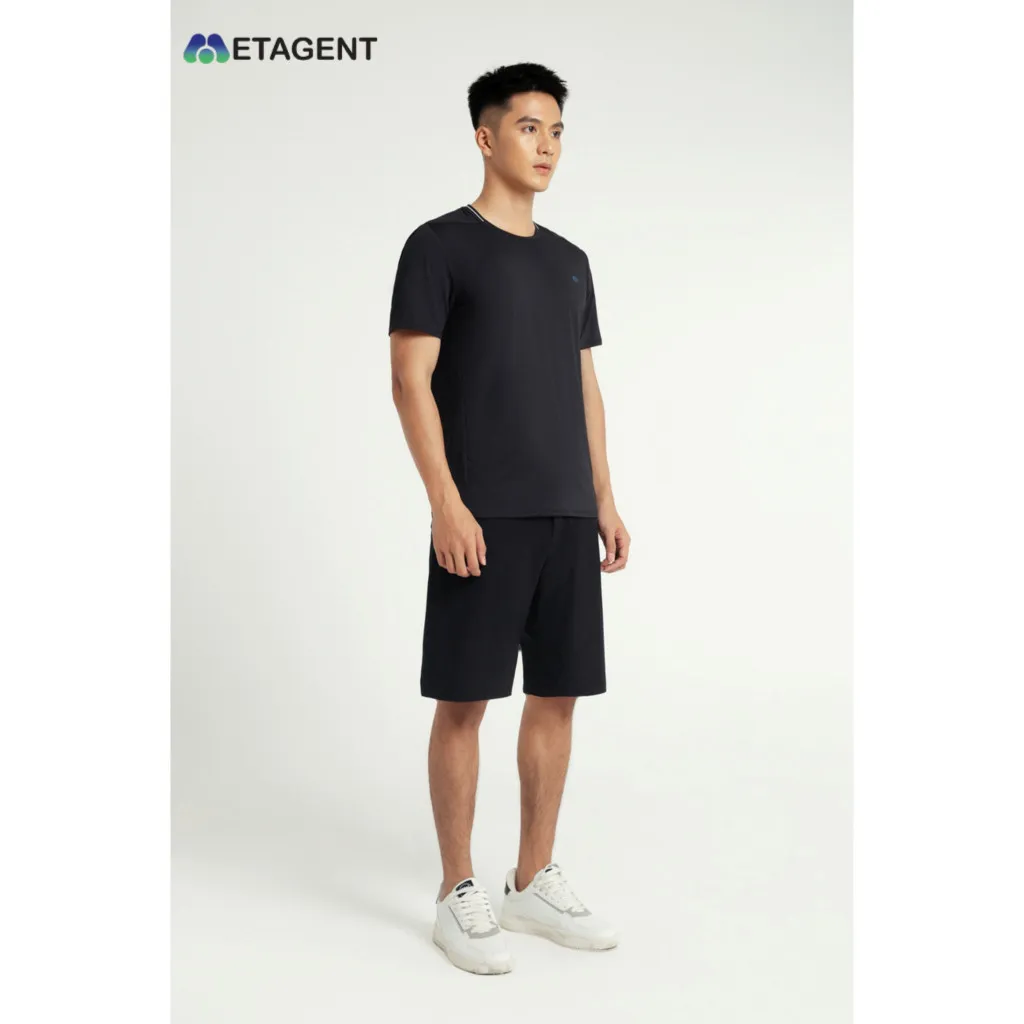 Ảnh Áo thun nam slim fit Metagent MS 57E3487 4