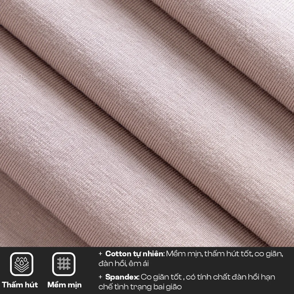 Ảnh Áo Thun Nam SMART-COTTON 5S FASHION, Thiết Kế Trơn, Thoáng Mát, Nhiều Màu, Dễ Mặc (ATS25045) 3