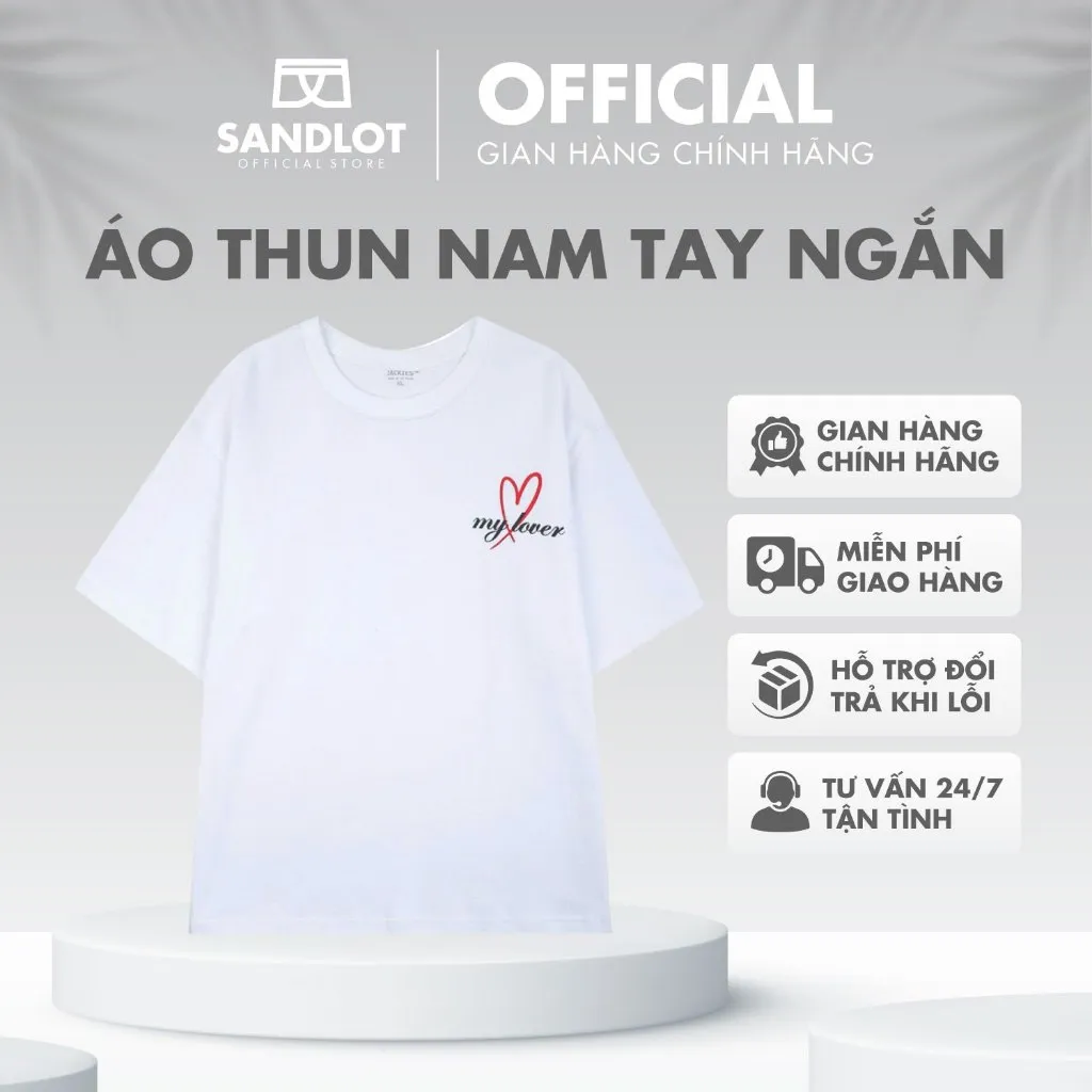Ảnh Áo Thun Nam Tay Ngắn Cao Cấp, Chất Thun Cotton Mềm Mát, Thấm Hút Mồ Hôi, Phong Cách Trẻ Trung, Dễ Phối Đồ T01 2