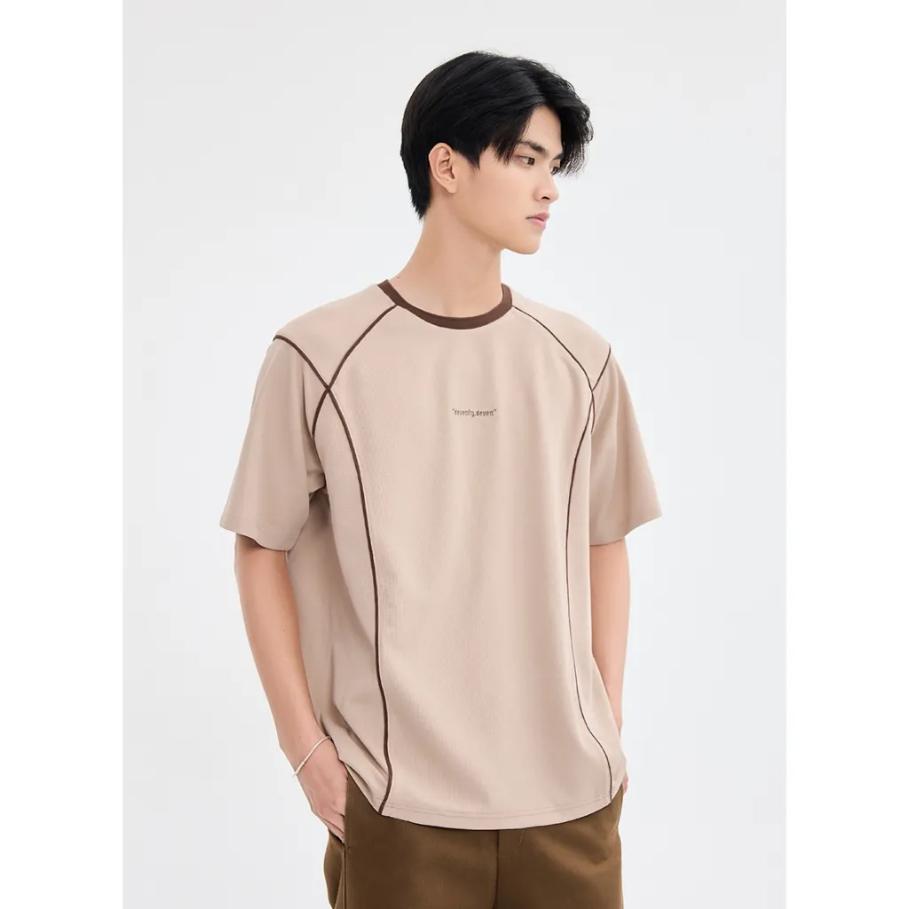 Ảnh Áo Thun Nam Tay Ngắn Cổ Tròn Thời Trang Thương Hiệu Y2010 Seventy Seven 46 23554 |YaMe| 3