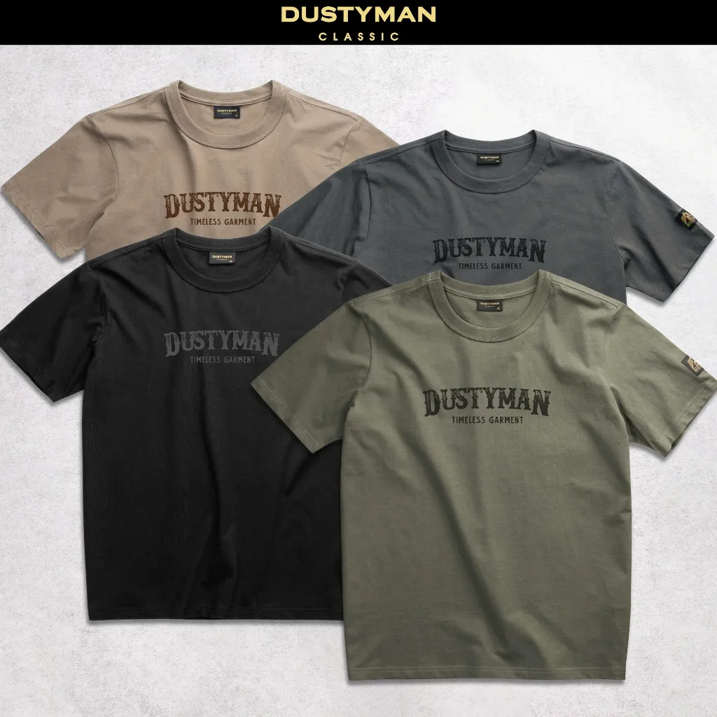 Ảnh Áo Thun Nam Timeless Dustyman, Vải 100% Cotton Cao Cấp,Hình In Cổ Điển,Form Regular Fit 1