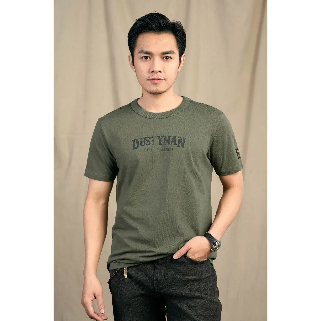 Ảnh Áo Thun Nam Timeless Dustyman, Vải 100% Cotton Cao Cấp,Hình In Cổ Điển,Form Regular Fit 2