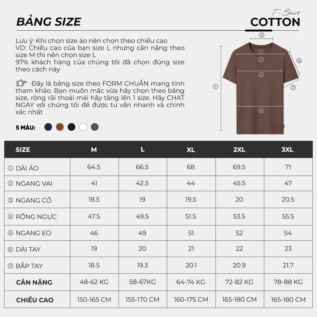 Ảnh Áo Thun Nam T-Shirt GUZADO Mẫu BASIC Chuẩn Form, Cotton 220g, Dày dặn, Mềm mịn,Thoải mái GTS05 3