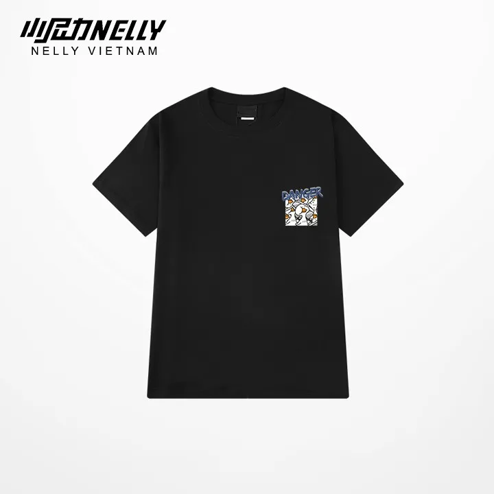 Ảnh Áo thun NELLY Cotton 260gsm Premium - Duck Danger Tay Lỡ Form Rộng Nam Nữ 3