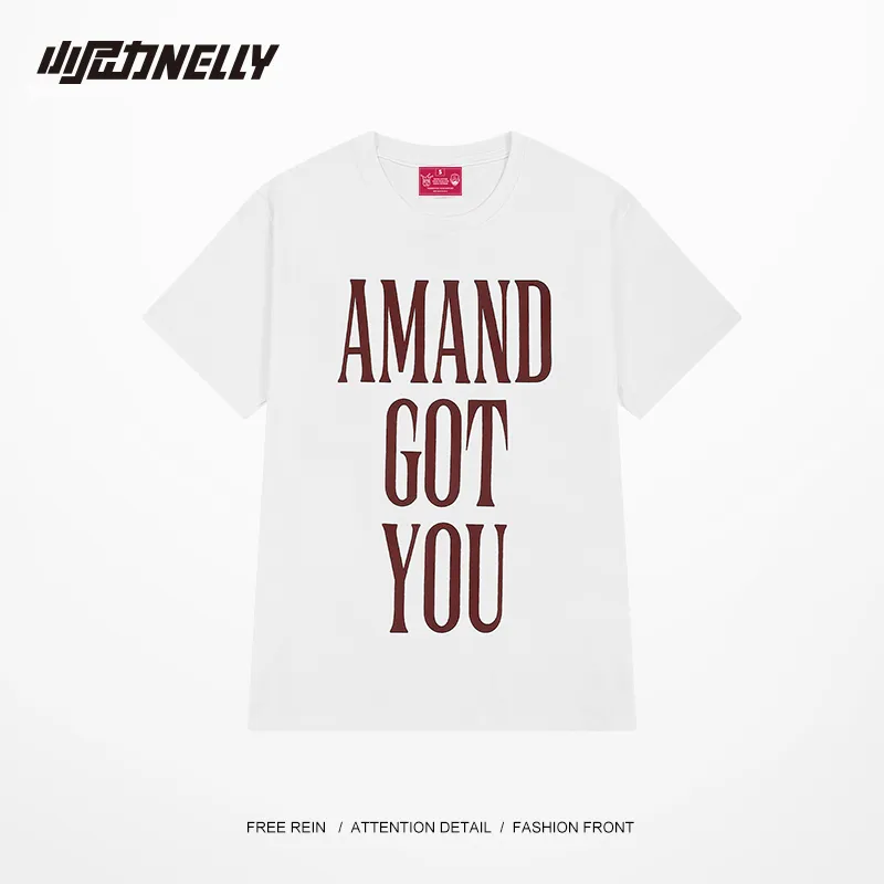 Ảnh Áo thun NELLY Cotton 260gsm Premium - Amand Got You Tay Lỡ Form Rộng Nam Nữ 2